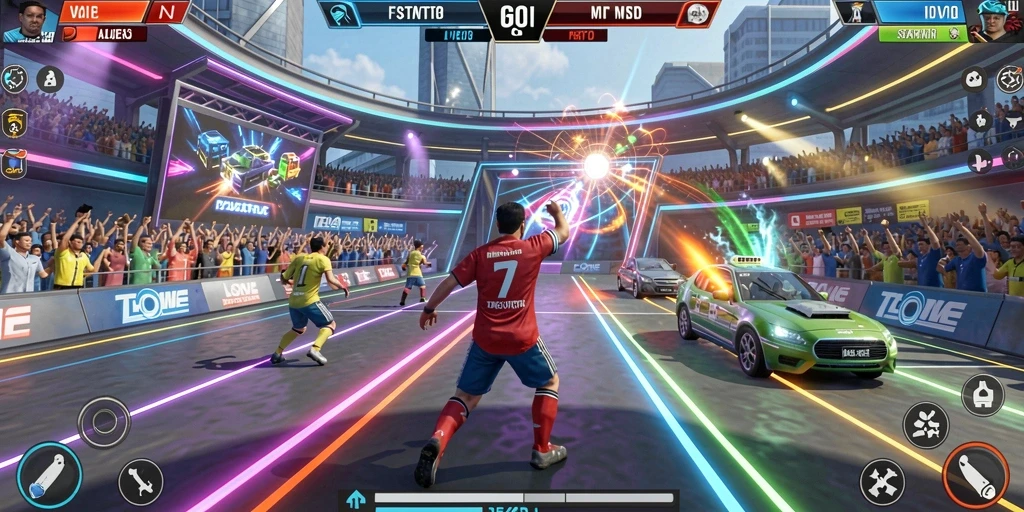 Fitur multiplayer yang memungkinkan interaksi dengan pemain lain.
