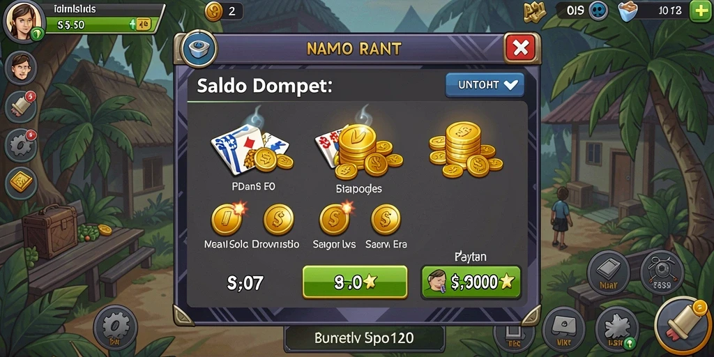 Dapatkan hadiah dan bonus menarik dalam game.