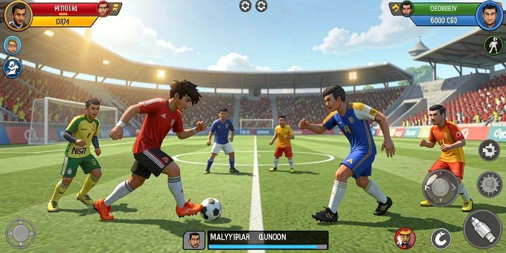 Screenshot aksi permainan yang seru dan mendebarkan.
