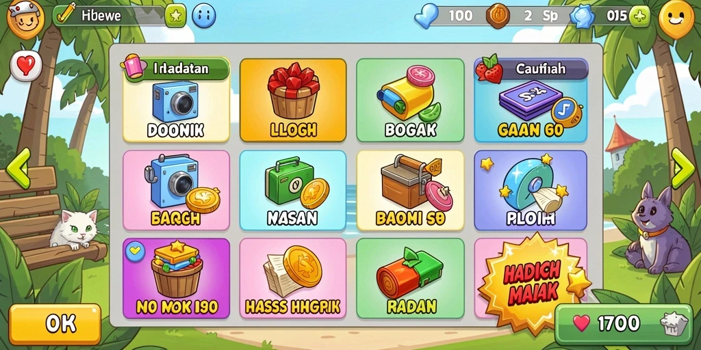 Level baru yang menantang untuk dieksplorasi.